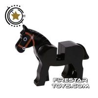 Product shot LEGO Animals Mini Figure - Black Horse