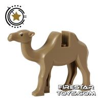 Product shot LEGO Animals Mini Figure -  Camel - Dark Tan