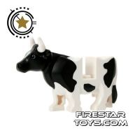 Product shot LEGO Animals Mini Figure - Cow with Black Spots