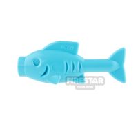 Product shot LEGO Animals Mini Figure - Fish - Medium Azure