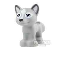 Product shot LEGO Animals Mini Figure - Fox - Light Blueish Gray