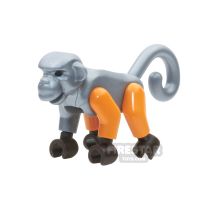 Product shot LEGO Animals Mini Figure - Monkey - Orange and Silver