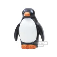 Product shot LEGO Animals Mini Figure - Penguin - Orange Flippers