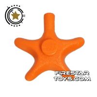 Product shot LEGO Animals Mini Figure - Starfish - Orange