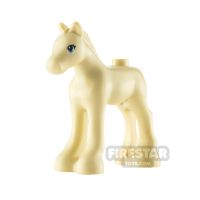 Product shot LEGO Animals Minifigure Foal Light Blue Eyes
