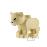 Product shot LEGO Animals Minifigure Lion Cub with White Muzzle