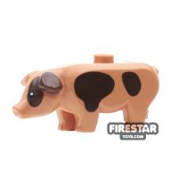 Product shot LEGO Animals Minifigure Pig Brown Spots