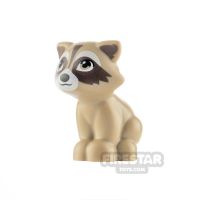 Product shot LEGO Animals Minifigure Raccoon with Black Nose