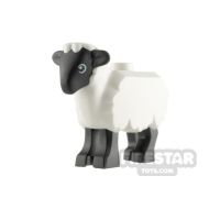 Product shot LEGO Animals Minifigure Sheep with Black Head