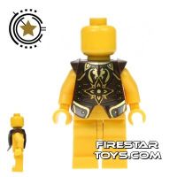 Product shot LEGO Armour Breastplate Gold King Theoden Pattern