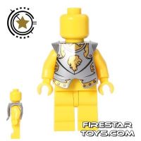 Product shot LEGO Armour Breastplate Gold Lion