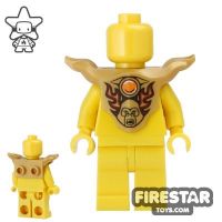 Product shot LEGO - Armour Breastplate - Pearl Gold with Gorzan Print