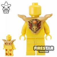 Product shot LEGO - Armour Breastplate - Pearl Gold with Worriz Print
