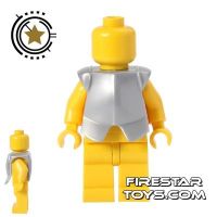 Product shot LEGO - Armour Breastplate - Pearl Light Gray