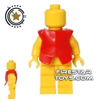 Product shot LEGO - Armour Breastplate - Red