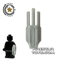 Product shot LEGO - Bladed Claw - Flat Silver