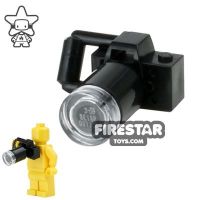 Product shot LEGO - Brickon SLR Camera with Long Zoom Lens