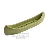 Product shot LEGO - Canoe Boat - Olive Green