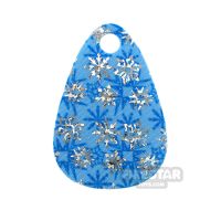 Product shot LEGO Cape Rounded with Snowflakes