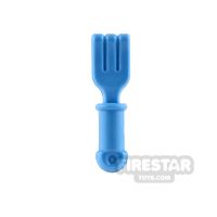 Product shot LEGO - Cutlery Fork - Medium Blue