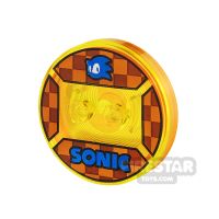 Product shot LEGO Dimensions Toy Tag - Sonic the Hedgehog