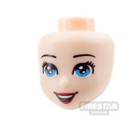 Product shot LEGO Disney Princess Mini Figure Heads - Blue Eyes and Open Smile