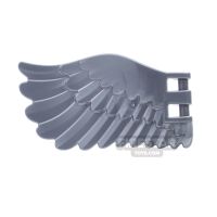 Product shot LEGO Feathered Wing 4x7 Left with Handles for Clips