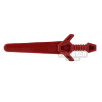 Product shot LEGO - Fighting Sword - Dark Red