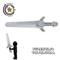 Product shot LEGO - Fighting Sword - Flat Silver