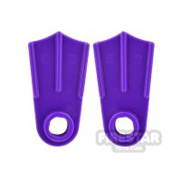 Product shot LEGO - Flippers - Dark Purple - Pair