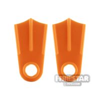 Product shot LEGO - Flippers - Orange - Pair