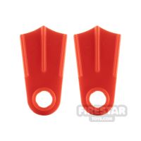 Product shot LEGO - Flippers - Red - Pair