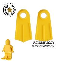 Product shot LEGO - Flippers - Yellow - Pair