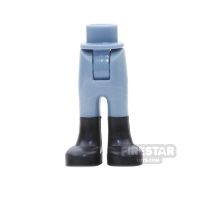 Product shot LEGO Friends Mini Figure Legs - Sand Blue Trousers With Riding Boots