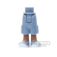 Product shot LEGO Friends Mini Figure Legs - Sand Blue Trousers and Sneakers