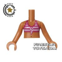 Product shot LEGO Friends Mini Figure Torso - Bikini Top