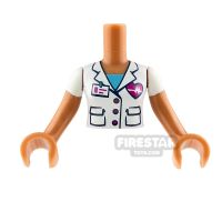 Product shot LEGO Friends Mini Figure Torso - Doctor