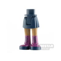 Product shot LEGO Friends Minifigure Legs Skirt with Boots