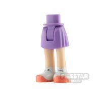Product shot LEGO Friends Minifigure Legs Skirt with White Shoes