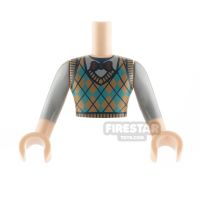 Product shot LEGO Friends Minifigure Torso Argyle Sweater Vest