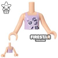 Product shot LEGO Friends Minifigure Torso Top with Flowers