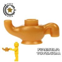 Product shot LEGO - Genie Lamp - Pearl Gold