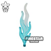 Product shot LEGO Giant Flame - Trans Light Blue and White