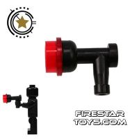Product shot LEGO Gun - Space Gun - Red