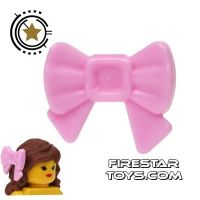 Product shot LEGO Hair Accessory - Bow Hair Decoration - Bright Pink