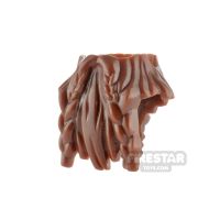 Product shot LEGO Hair - Beard - Reddish Brown