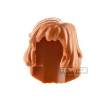 Product shot LEGO Hair - Mid Length - Dark Orange