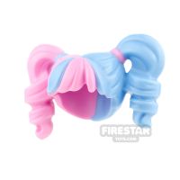 Product shot LEGO Hair Pigtails High and Multicoloured