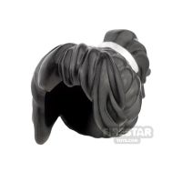 Product shot LEGO Hair - Ponytail with Long Bangs and Headband - Black