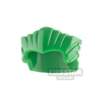 Product shot LEGO Hair - Slicked Back - Green